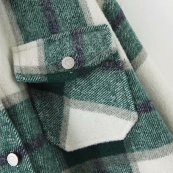 Flannel Plaid Shacket - Picture 9 of 9